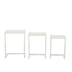 Ensemble de 3 tables gigognes multicolores