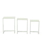 Ensemble de 3 tables gigognes multicolores