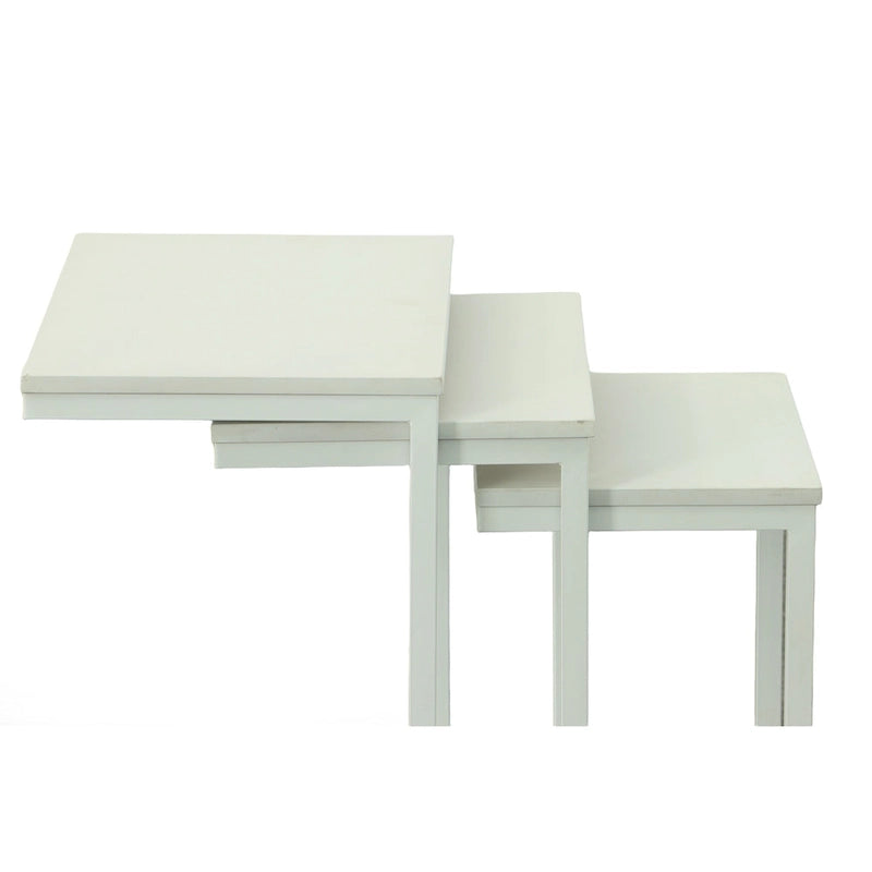 Ensemble de 3 tables gigognes multicolores