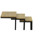 Ensemble de 3 tables gigognes multicolores