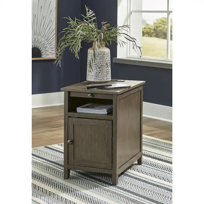 Table d'appoint de style Shaker taupe/anthracite/marron/blanc antique/sarcelle/noir pour 1 personne