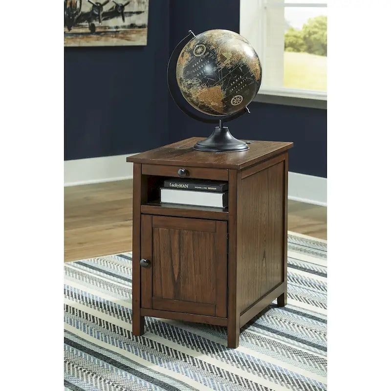Table d'appoint de style Shaker taupe/anthracite/marron/blanc antique/sarcelle/noir pour 1 personne