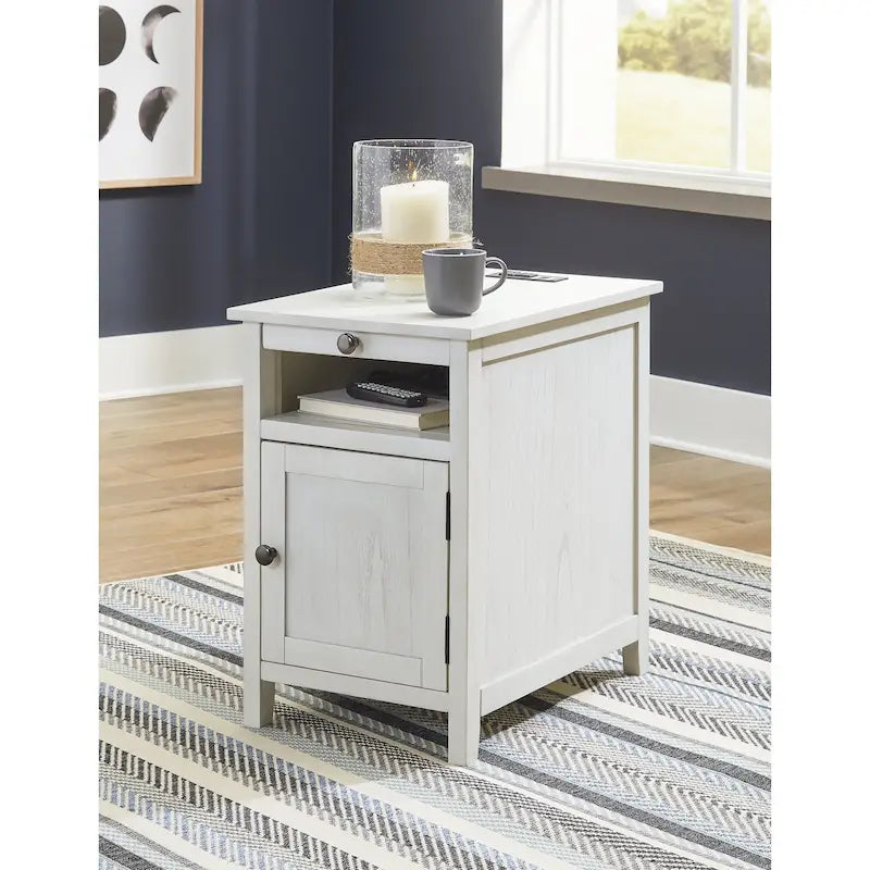 Table d'appoint de style Shaker taupe/anthracite/marron/blanc antique/sarcelle/noir pour 1 personne