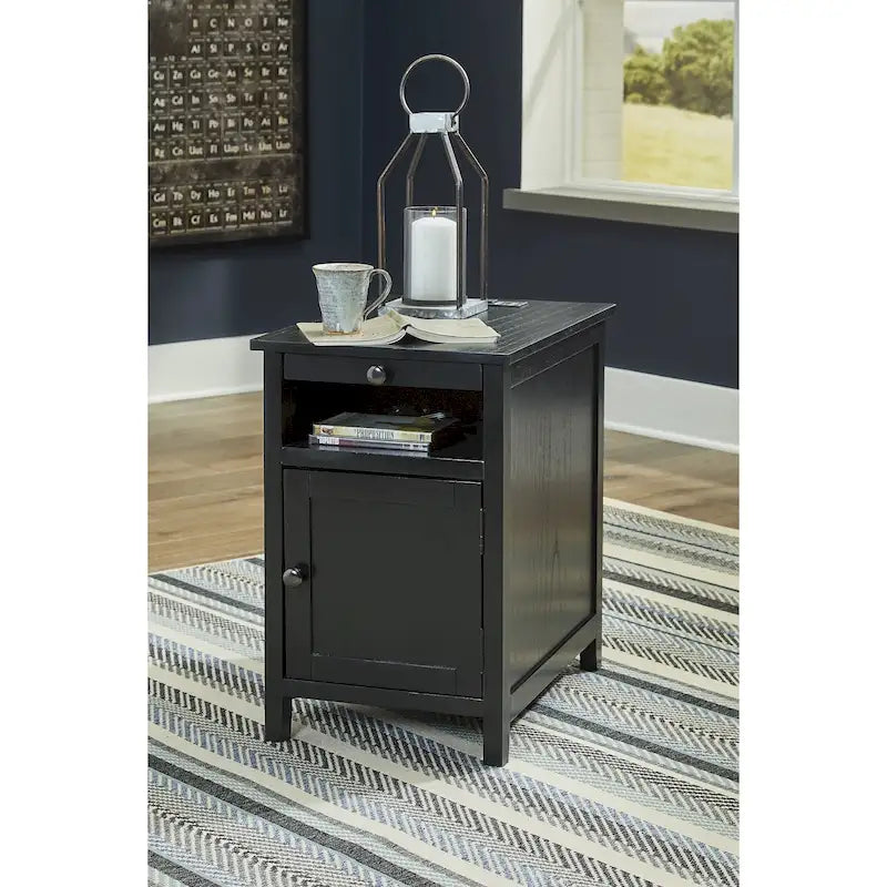 Table d'appoint de style Shaker taupe/anthracite/marron/blanc antique/sarcelle/noir pour 1 personne