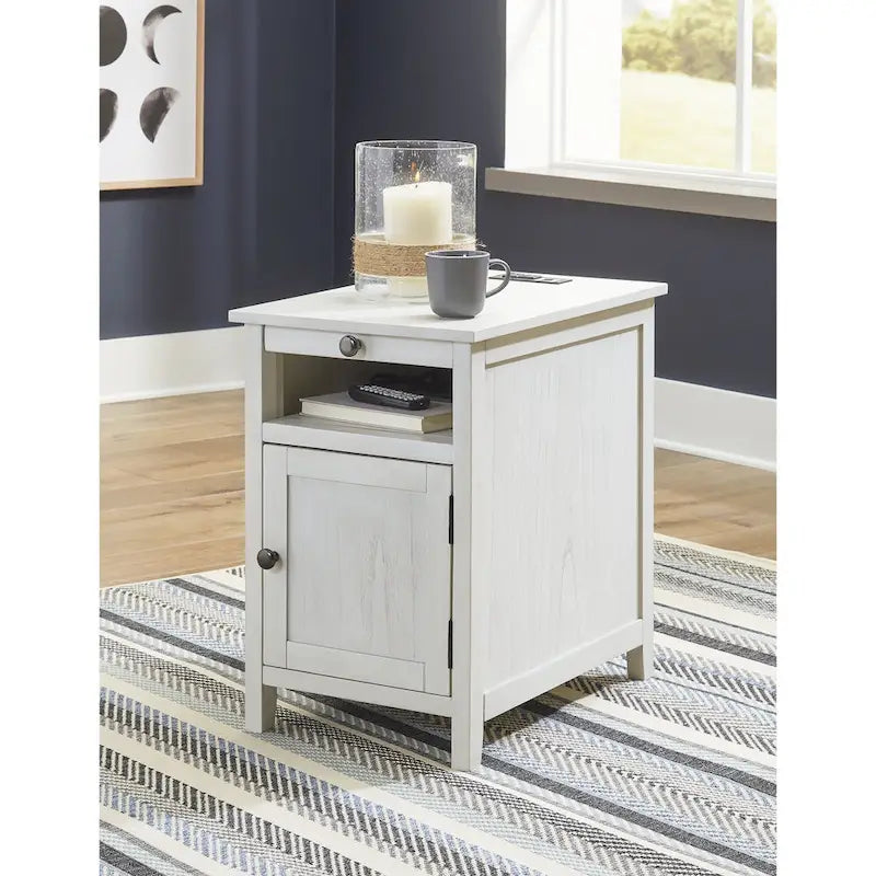 Table d'appoint de style Shaker taupe/anthracite/marron/blanc antique/sarcelle/noir pour 1 personne