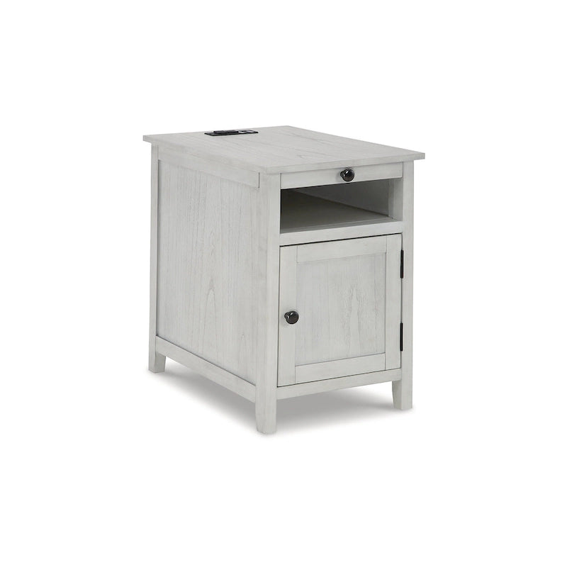 Table d'appoint de style Shaker taupe/anthracite/marron/blanc antique/sarcelle/noir pour 1 personne