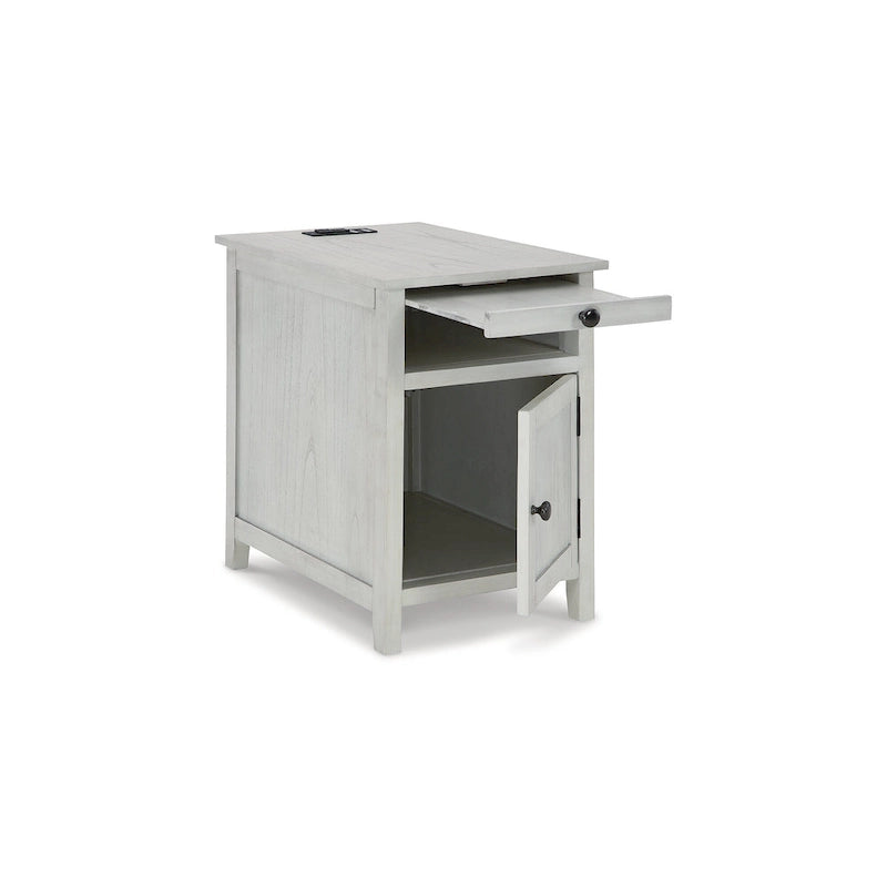 Table d'appoint de style Shaker taupe/anthracite/marron/blanc antique/sarcelle/noir pour 1 personne