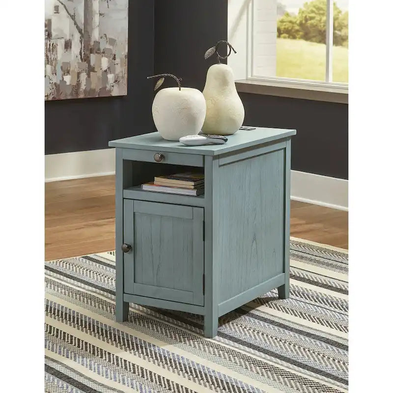 Table d'appoint de style Shaker taupe/anthracite/marron/blanc antique/sarcelle/noir pour 1 personne