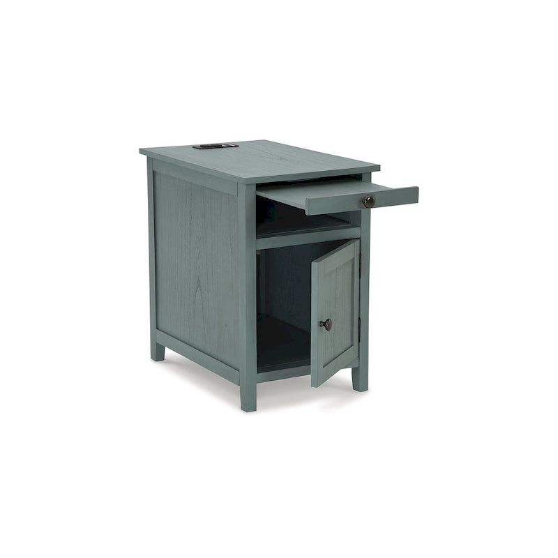 Table d'appoint de style Shaker taupe/anthracite/marron/blanc antique/sarcelle/noir pour 1 personne