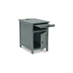 Table d'appoint de style Shaker taupe/anthracite/marron/blanc antique/sarcelle/noir pour 1 personne
