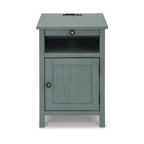 Table d'appoint de style Shaker taupe/anthracite/marron/blanc antique/sarcelle/noir pour 1 personne