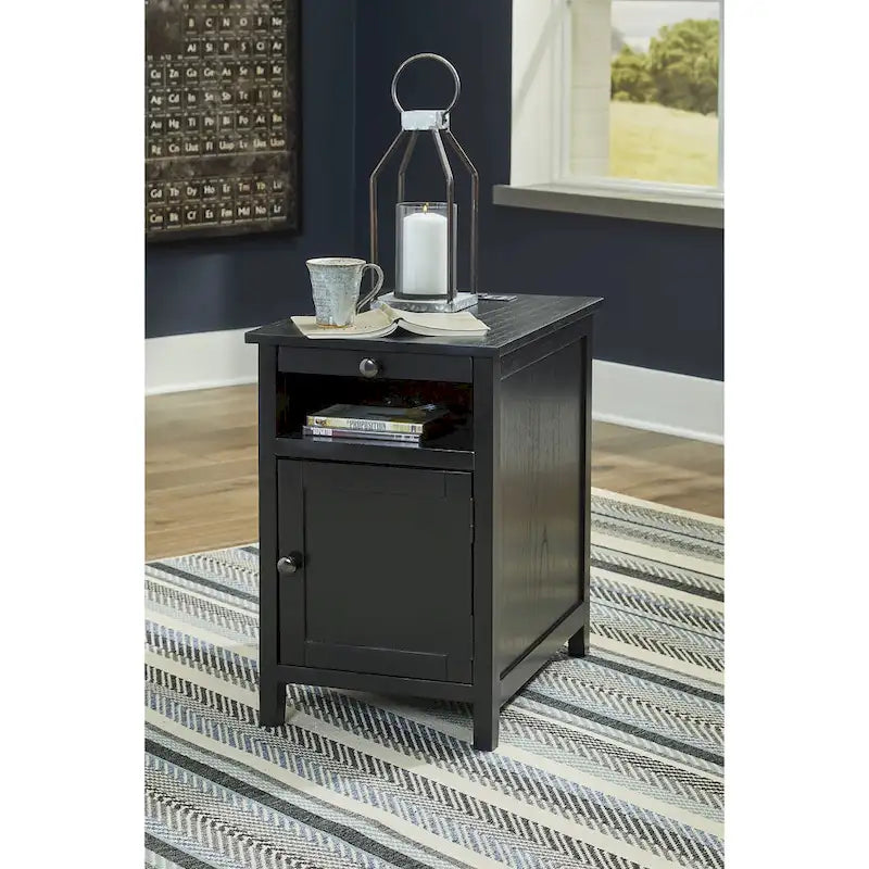 Table d'appoint de style Shaker taupe/anthracite/marron/blanc antique/sarcelle/noir pour 1 personne
