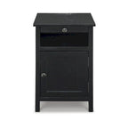 Table d'appoint de style Shaker taupe/anthracite/marron/blanc antique/sarcelle/noir pour 1 personne