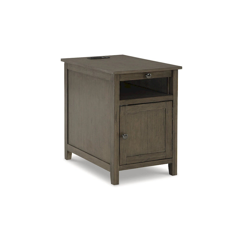 Table d'appoint de style Shaker taupe/anthracite/marron/blanc antique/sarcelle/noir pour 1 personne