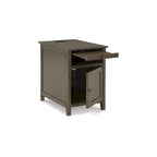 Table d'appoint de style Shaker taupe/anthracite/marron/blanc antique/sarcelle/noir pour 1 personne