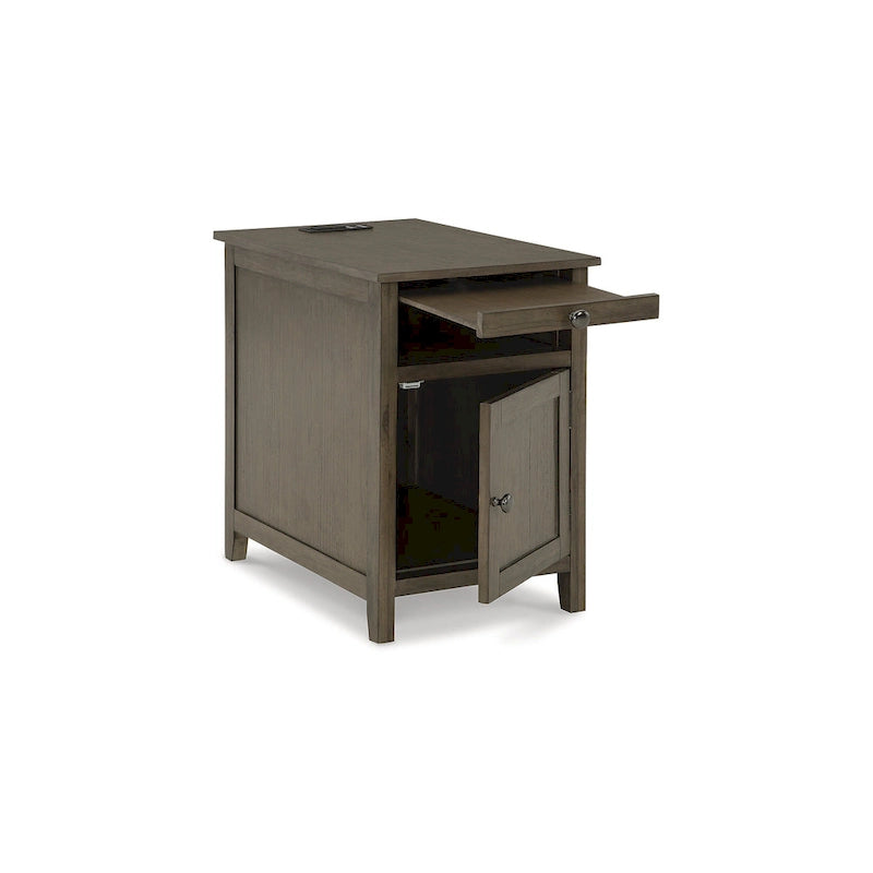 Table d'appoint de style Shaker taupe/anthracite/marron/blanc antique/sarcelle/noir pour 1 personne