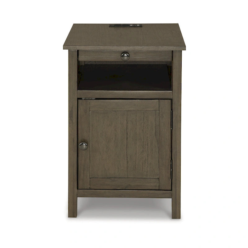 Table d'appoint de style Shaker taupe/anthracite/marron/blanc antique/sarcelle/noir pour 1 personne