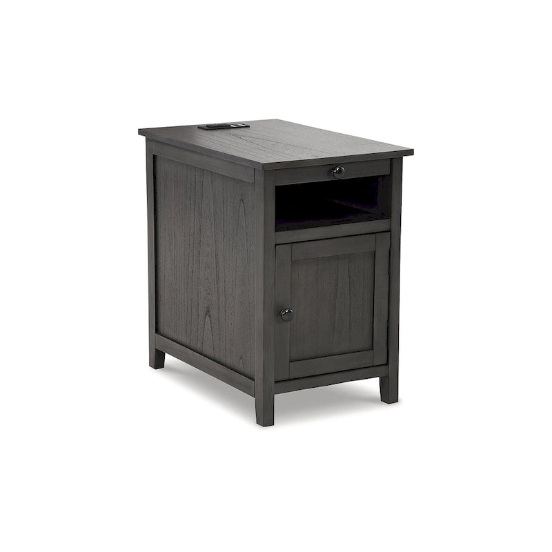 Table d'appoint de style Shaker taupe/anthracite/marron/blanc antique/sarcelle/noir pour 1 personne