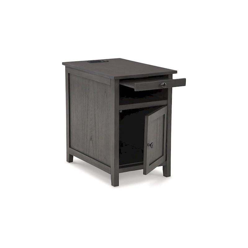 Table d'appoint de style Shaker taupe/anthracite/marron/blanc antique/sarcelle/noir pour 1 personne