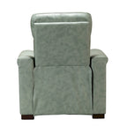 Fauteuil inclinable électrique monoplace multicolore avec port USB – Cuir véritable