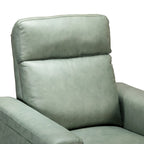 Fauteuil inclinable électrique monoplace multicolore avec port USB – Cuir véritable