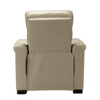 Fauteuil inclinable électrique monoplace multicolore avec port USB – Cuir véritable