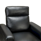 Fauteuil inclinable électrique monoplace multicolore avec port USB – Cuir véritable