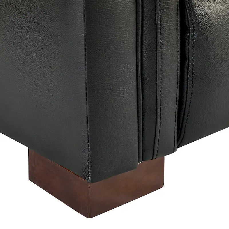 Fauteuil inclinable électrique monoplace multicolore avec port USB – Cuir véritable