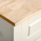 Dessertes de cuisine roulantes blanc/gris/noir avec tiroir, armoire et 2 porte-serviettes, assemblage par 1 personne