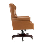 Fauteuil de bureau exécutif pivotant à dossier haut capitonné – Similicuir, 1 personne