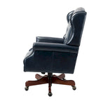Fauteuil de bureau exécutif pivotant à dossier haut capitonné – Similicuir, 1 personne