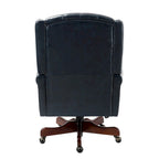 Fauteuil de bureau exécutif pivotant à dossier haut capitonné – Similicuir, 1 personne