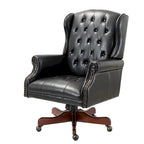 Fauteuil de bureau exécutif pivotant à dossier haut capitonné – Similicuir, 1 personne