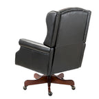 Fauteuil de bureau exécutif pivotant à dossier haut capitonné – Similicuir, 1 personne