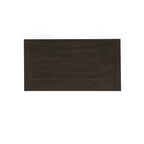Table basse relevable à 2 tiroirs, Moka Foncé, 1 personne