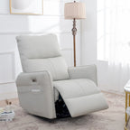 MERAX 270 Power Swivel Rocker Recliner Chair with USB Ports