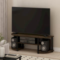 Meuble TV large multicolore, style contemporain, convient aux téléviseurs de 32 à 42 po, assemblage par 1 personne