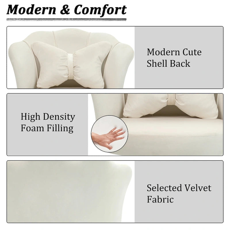 Chaise de bureau pivotante en velours rose / blanc / gris / noir avec coussin lombaire, dossier fleuri, individuelle