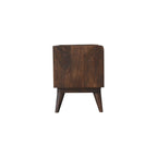 Banc de rangement pour chaussures, style nordique, en noyer, une place